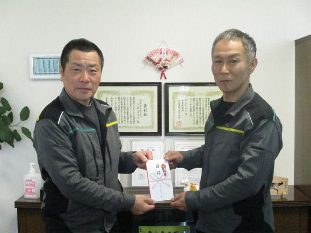 令和７年１２月度　無事故コンテスト表彰